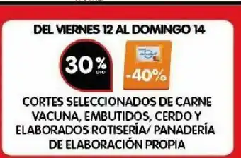 Disco Cortes selecciones de carne vacuna oferta
