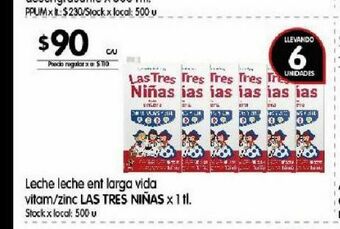 Disco Leche las tres niñas oferta