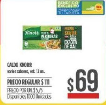 Supermercados Vea Knorr Caldo 12un oferta