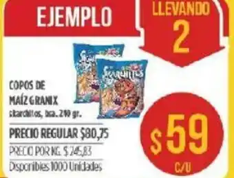Supermercados Vea Copos De Maíz Granix 290gr. oferta