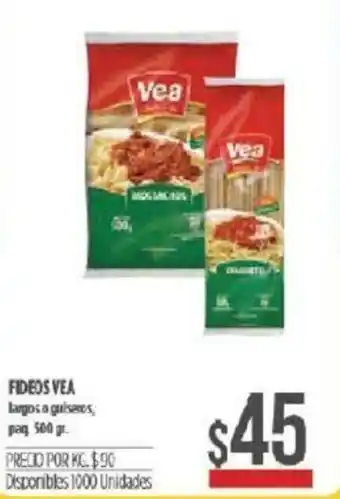 Supermercados Vea Vea Fideos 500gr oferta