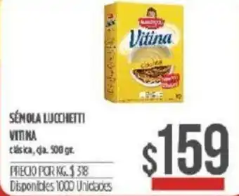 Supermercados Vea Vitina Sénola Lucchetti 500gr oferta