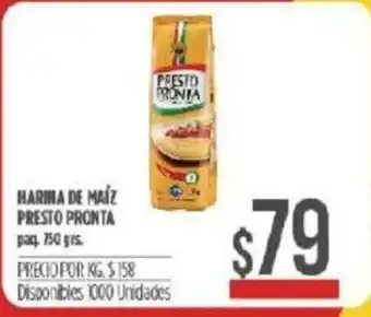 Supermercados Vea Presto Pronta Harina De Maíz 750grs oferta