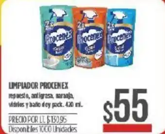 Supermercados Vea Procenex Limpiador 420ml oferta