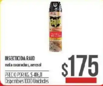 Supermercados Vea Raid Insecticida aerosol oferta