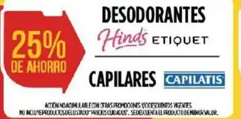 Supermercados Vea Hinds Etiquet Desodorantes oferta