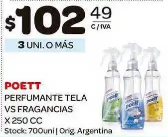 Carrefour Maxi Poett Perfumante Tela VS Fragrancias 250c oferta