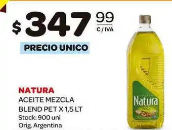 Carrefour Maxi Natura Aceite Mezcla Blend Pet 1,5Lt oferta