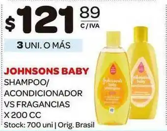 Carrefour Maxi Johnsons Baby Shampoo - Acondicionador 200cc oferta