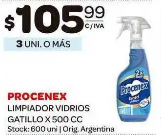 Carrefour Maxi Procenex Limpiador Vidrios Gatillo 500cc oferta