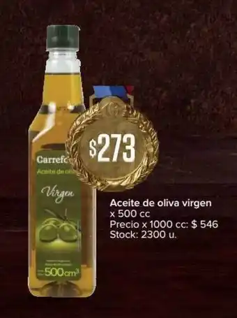 Carrefour Aceite De Oliva Virgen 500cc oferta