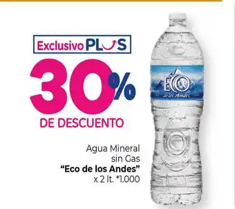 La Anonima Agua Mineral Sin Gas Eco De Los Andes x 2lt oferta