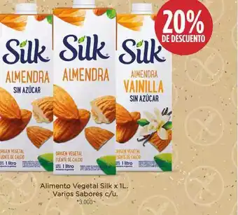 La Anonima Alimento Vegetal Silk Varios Sabores oferta