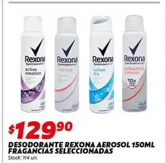 Ferniplast Desodorante Rexona Aerosol 1150ml Fragancias Seleccionadas oferta