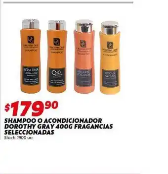 Ferniplast Shampoo O Acondicionador Dorothy Gray Fragancias Seleccionadas oferta
