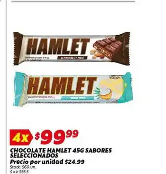 Ferniplast Chocolate Hamlet Sabores Seleccionados oferta