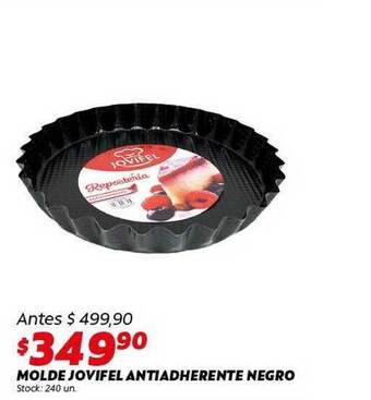 Molde Jovifel Antiadherente Negro