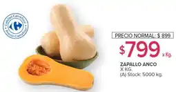 Carrefour Zapallo anco oferta