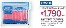 Carrefour MENDISMAR Bastones de surimi oferta