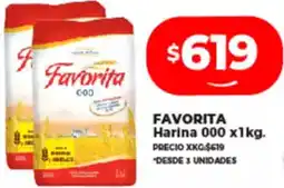 Supermayorista Vital FAVORITA Harina 000 oferta