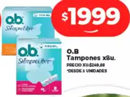 Supermayorista Vital O.B Tampones oferta