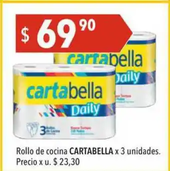 Hergo Rollo De Cocina Cartabella x 3unides oferta
