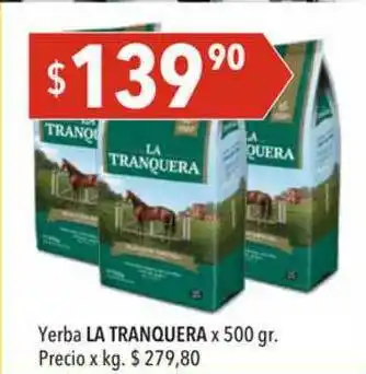 Hergo Yerba La Tranquera x 500gr oferta