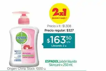Farmacity Espadol Jabón Líquido Skincare oferta