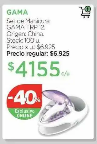 Farmacity Gama Set De Manicura Gama Trp 12 oferta