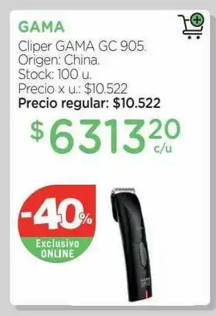 Farmacity Gama Cliper Gama Gc 905 oferta