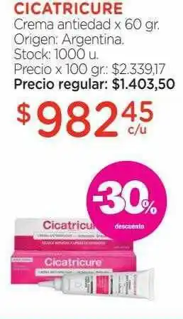Farmacity Cicatricure Crema Antiedad X60GR oferta