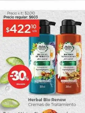 Farmacity Herbal Bio Renew Cremas De Tratamiento oferta