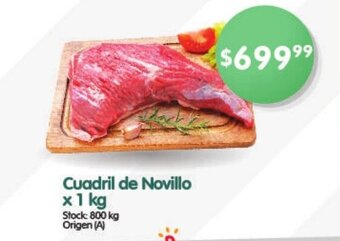 Cuadril de Novillo x 1kg