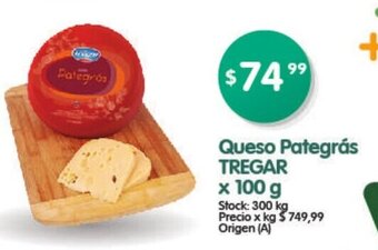 Supermercados Buenos Días Tregar Queso Pategrás 100g oferta