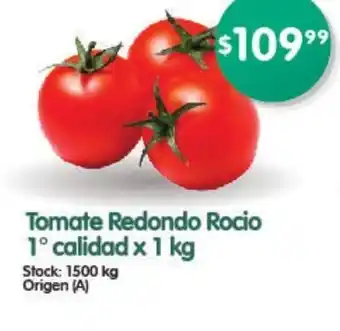 Tomate Redondo Rocio 1 calidad 1kg
