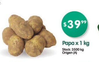 Supermercados Buenos Días Papa x 1kg oferta