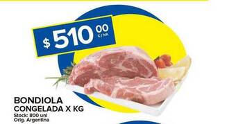 Carrefour Maxi Bondiola Congelada x kg oferta