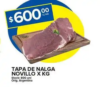 Carrefour Maxi Tapa De Nalga Novillo x kg oferta