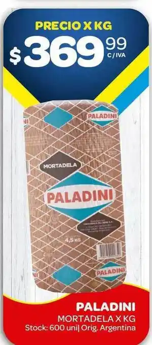 Carrefour Maxi Paladini Mortadela x kg oferta