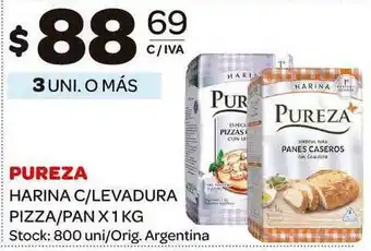 Carrefour Maxi Pureza Harina C/Levadura Pizza/Pan x 1kg oferta