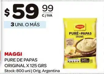 Carrefour Maxi Maggi Pure De Papas Original x 125grs oferta