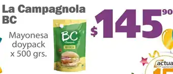 Actual Supermercados La Campagnola BC Mayonesa Doypack oferta