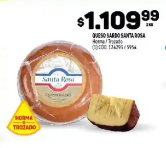 Makro Santa Rosa Queso Sardo Horma / Trozado xkg oferta