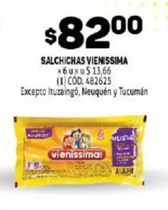 Makro Vienissima Salchichas x 6u oferta