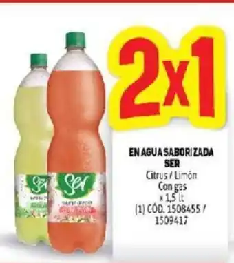Makro Ser En Agua Saborizada Con gas x 1.5lt oferta