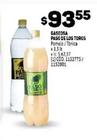 Makro Gaseosa Paso De Los Toros x 1.5 lt oferta