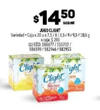 Makro Clight Jugo Caja x 20u x 7.5 g oferta
