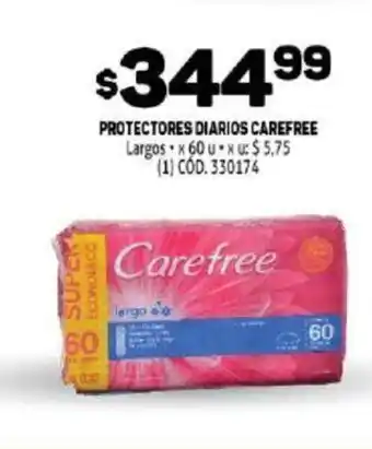 Makro Carefree Protectores Diarios x 60u oferta