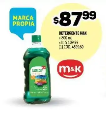 Makro M&K Detergente x 800ml oferta