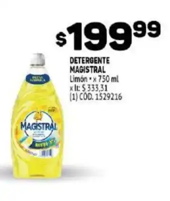 Makro Magistral Detergente Limón x 750ml oferta